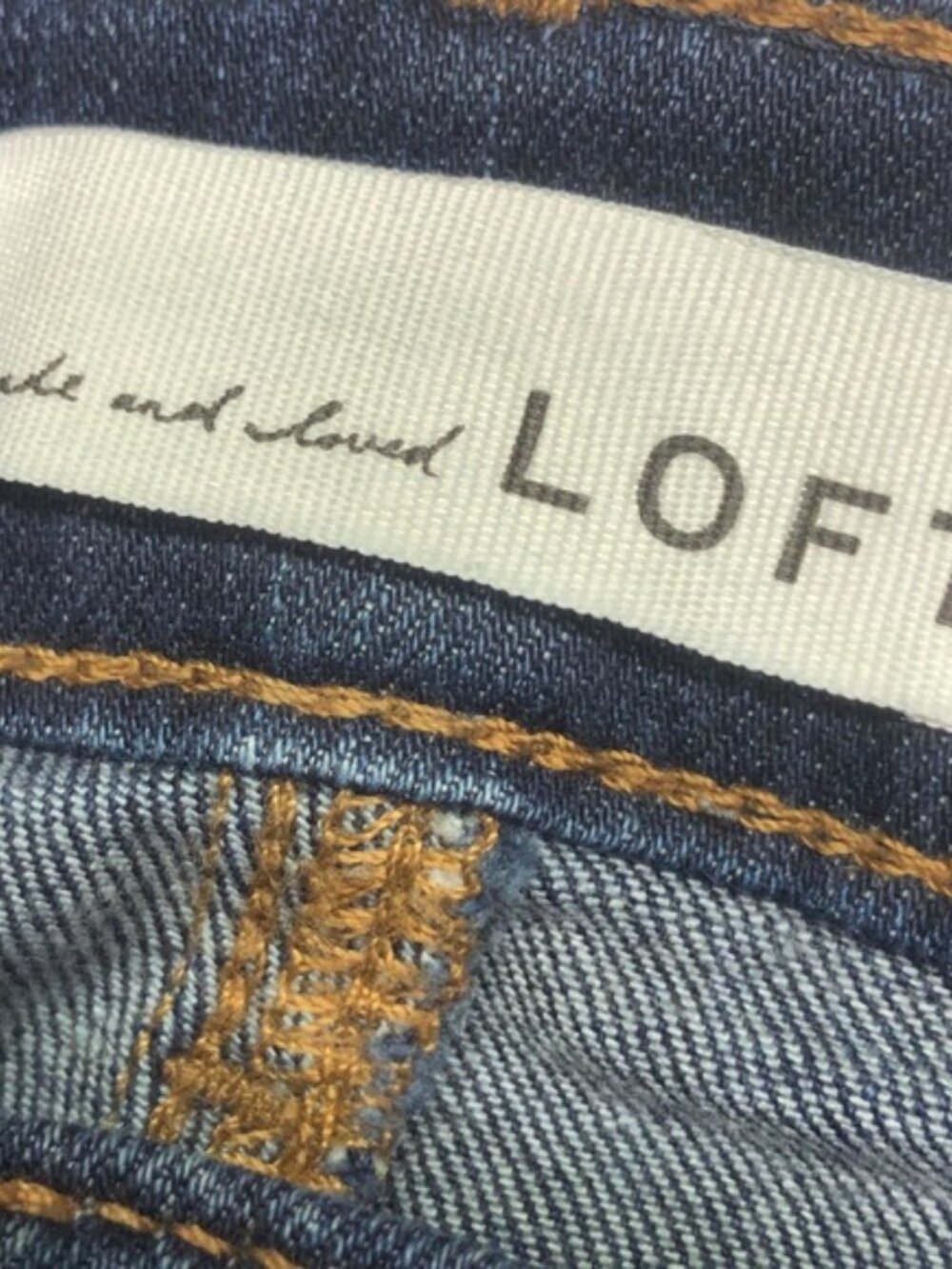LIKE NEW LOFT HIGH-RISE SKINNY JEANS 0/25x27 ⭐️ - Picture 2 of 14